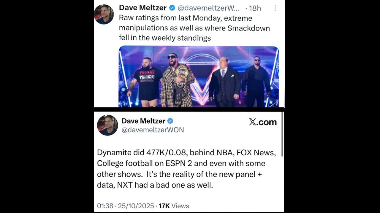 Dave Meltzer DEFENDS AEW Ratings Like a Paid Stooge! #shorts