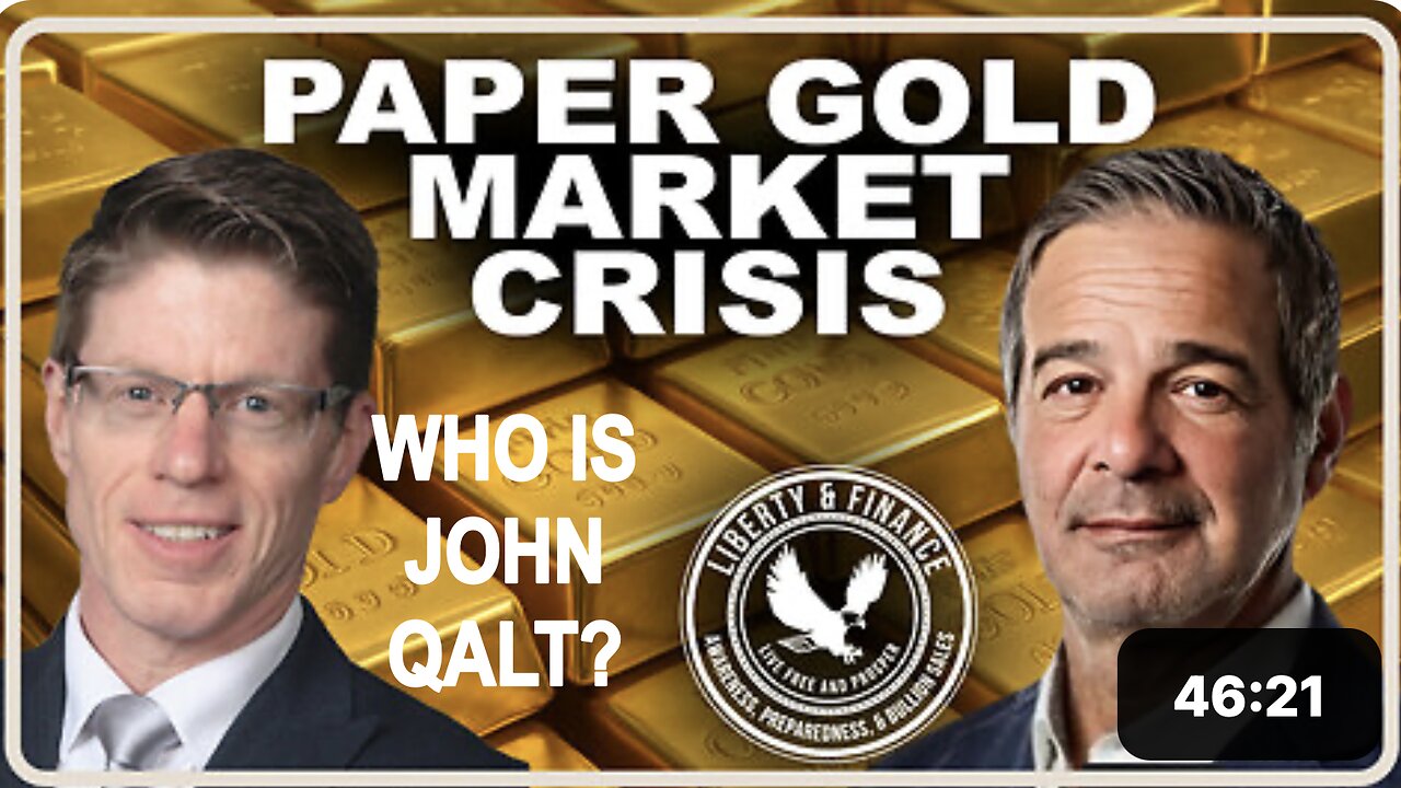 LIBERTY & FINANCE W/ ANDY SCHECTMAN. This Will Take Down The Paper System. WHO IS JOHN QALT?