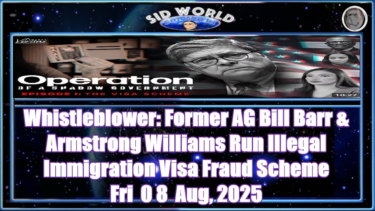 Whistleblower Former AG Bill Barr & Armstrong Williams Run Illegal Immigration Visa Fraud Scheme