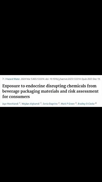 Exposure to endocrine disrupting chemicals comes primarily from … ??