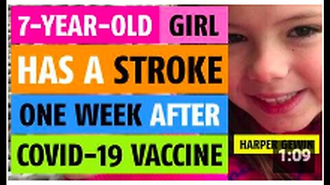 "7-Year-Old Girl Suffers Stroke a Week Post COVID Vaccine Administration"