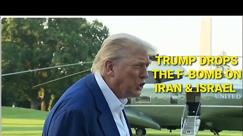 Trump Drops The F BOMB On Iran & Israel Voicing FRUSTRATION On The Ceasefire