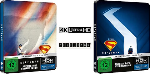 Superman [4K UHD & Blu-ray Limited Edition Steelbook A & B]