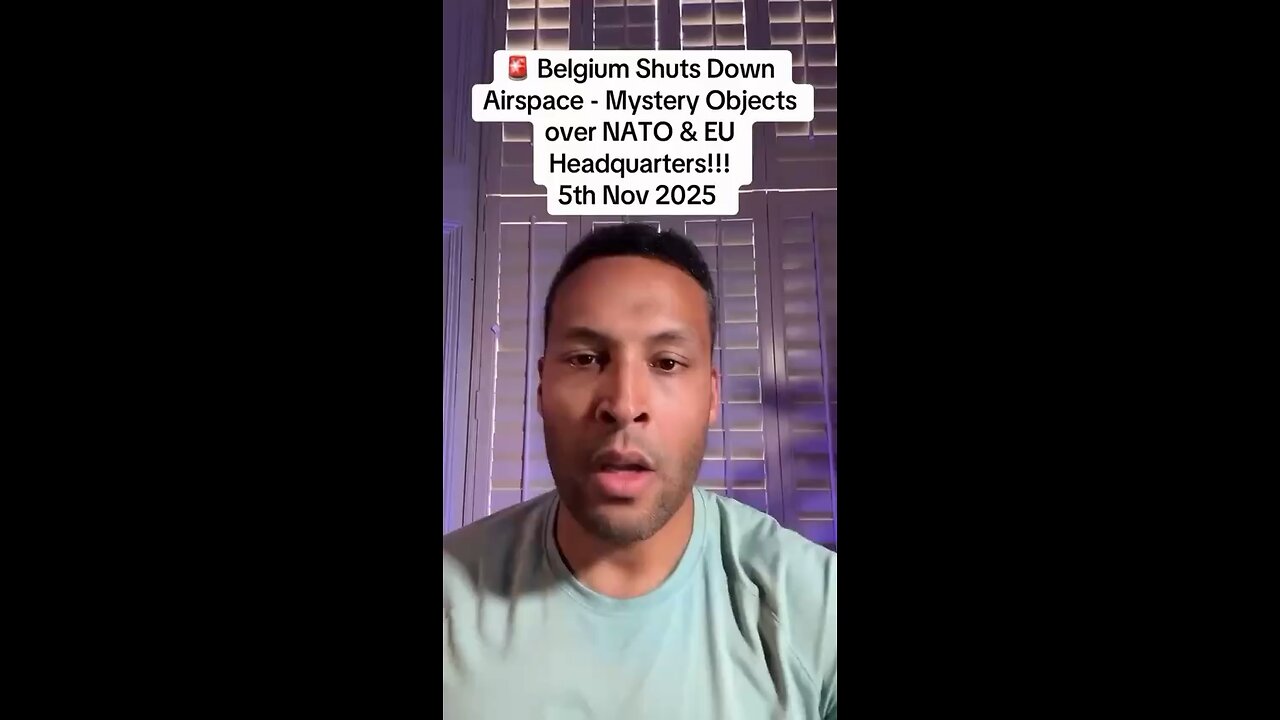 Are The Drone Operations Over Belgium’s Airspace Hybrid War Strategies?!🛸