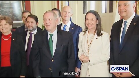 🇻🇪 🇺🇸 ⚔️ Venezuela Deception (2026): US senators met with opposition leader Maria Corina Machado