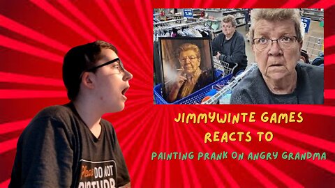 Angry Grandma Painting Prank Reaction