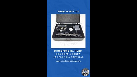 🎤 Microfono da Muro con Doppia Sonda (a Spillo e a Capsula) 🔍🎧