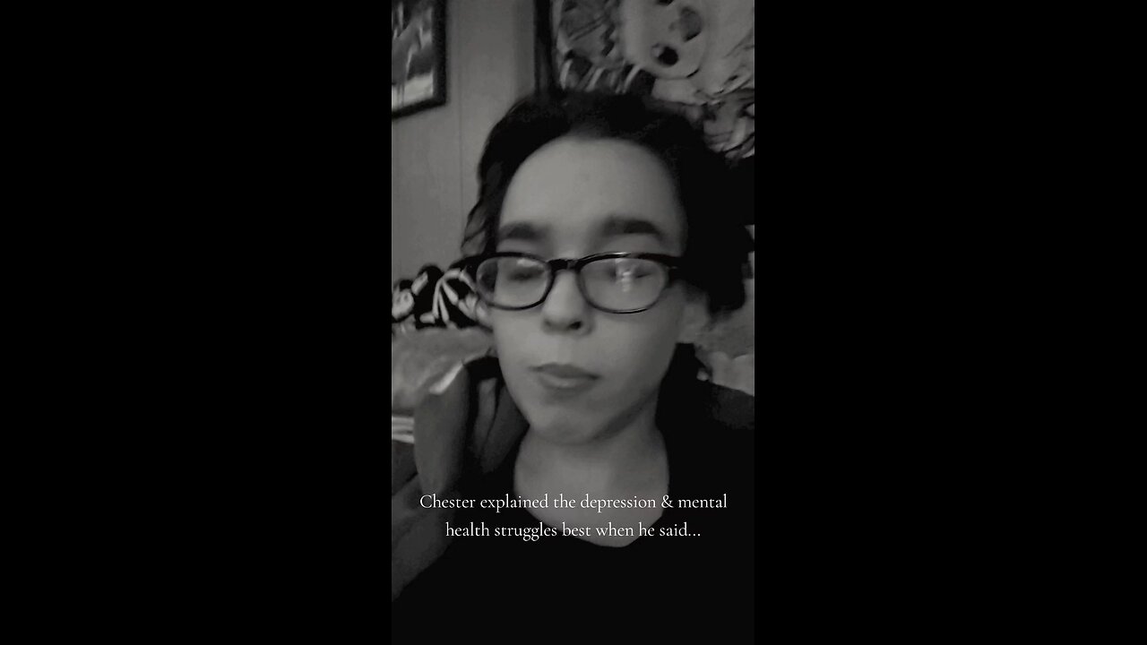 Chester explained the depression & mental health struggles best when he said...