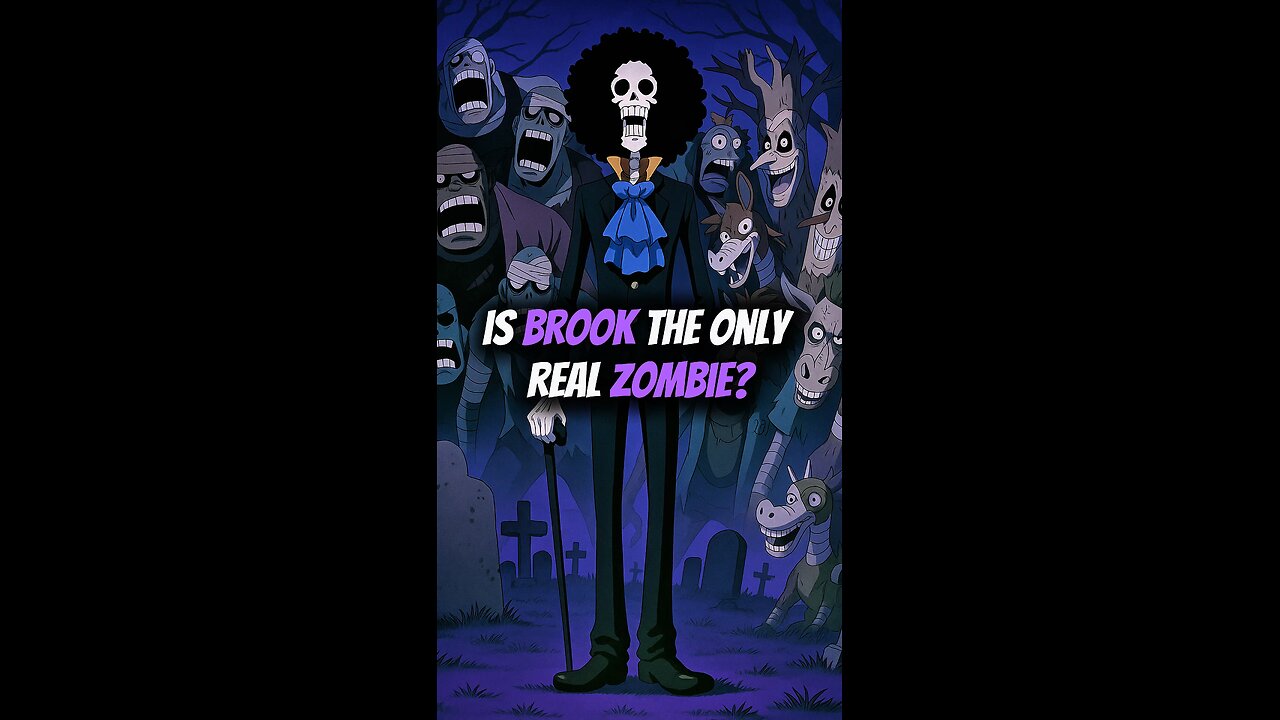 Is Brook The Only Real Zombie? #onepiece #strawhats #eloypiece