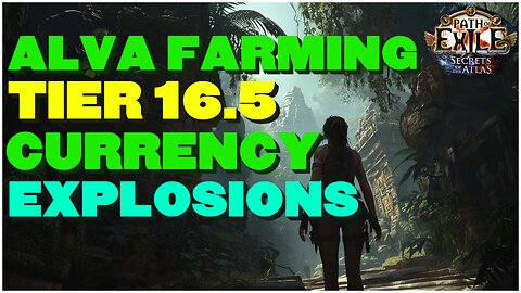 [POE 3.26] T16.5 Currency Alva Farming PRINTS Divine Orbs?! | Huge Loot Explosions!