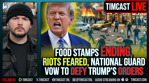 Food Stamps ENDING, Riots Feared, National Guard Says DEFY Trump's ORDERS