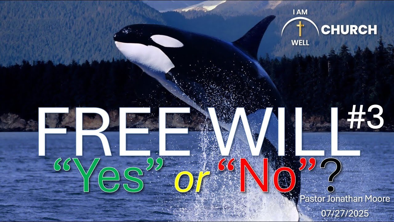 I AM WELL Church Sermon #108 "Free Will #3 - Yes or No?" 07/27/2025