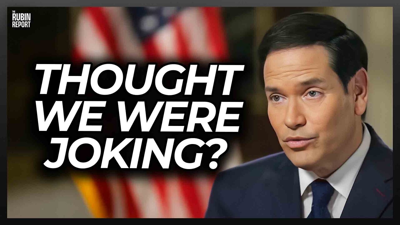 Listen to Host Go Quiet as Rubio Gives a Brutally Honest Answer