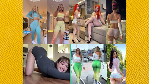 Ass compilation - Big bank tiktok challenge ❤️‍ClipchampGirls 2025