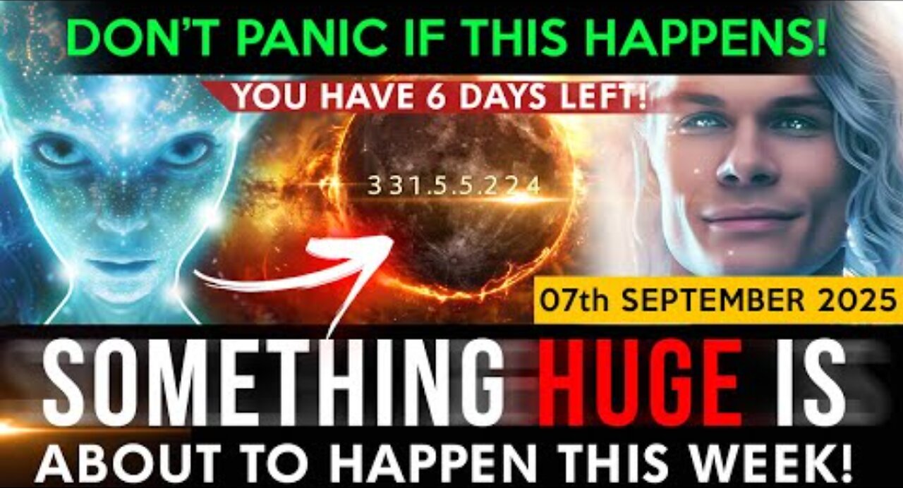 𝟎𝟕𝐭𝐡 𝐒𝐄𝐏 (𝐈𝐬 𝐭𝐡𝐞 𝟔,𝟎𝟎𝟎 𝐘𝐞𝐚𝐫 𝐏𝐫𝐨𝐩𝐡𝐞𝐜𝐲 𝐄𝐧𝐝𝐢𝐧𝐠 𝐍𝐎𝐖) 𝐃𝐨𝐧'𝐭 𝐏𝐀𝐍𝐈𝐂 𝐈𝐟 𝐓𝐡𝐢𝐬 𝐇𝐀𝐏𝐏𝐄𝐍
