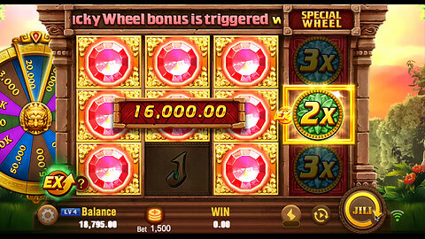 1500 SPIN in Fortune Gems lll Red Pattern