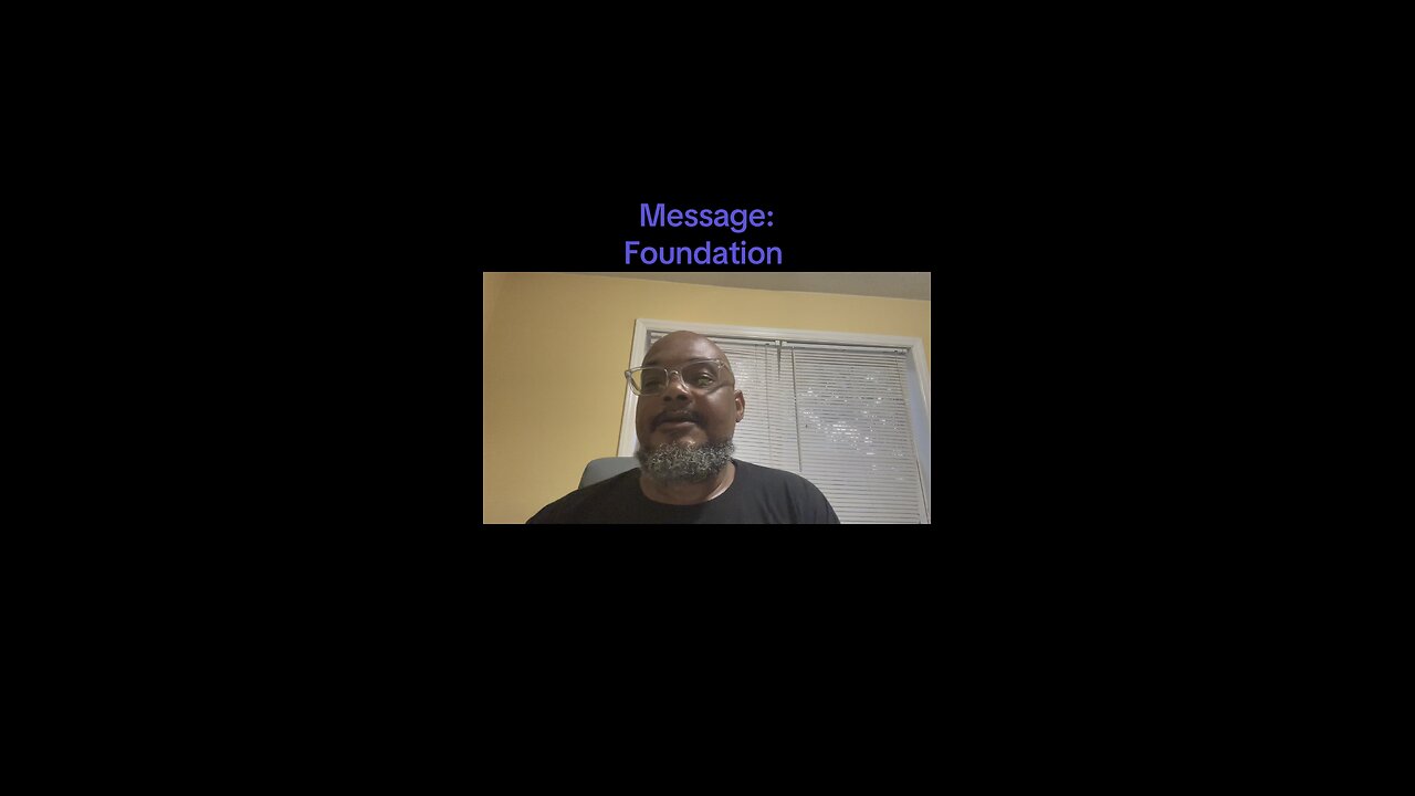 Message: Foundation