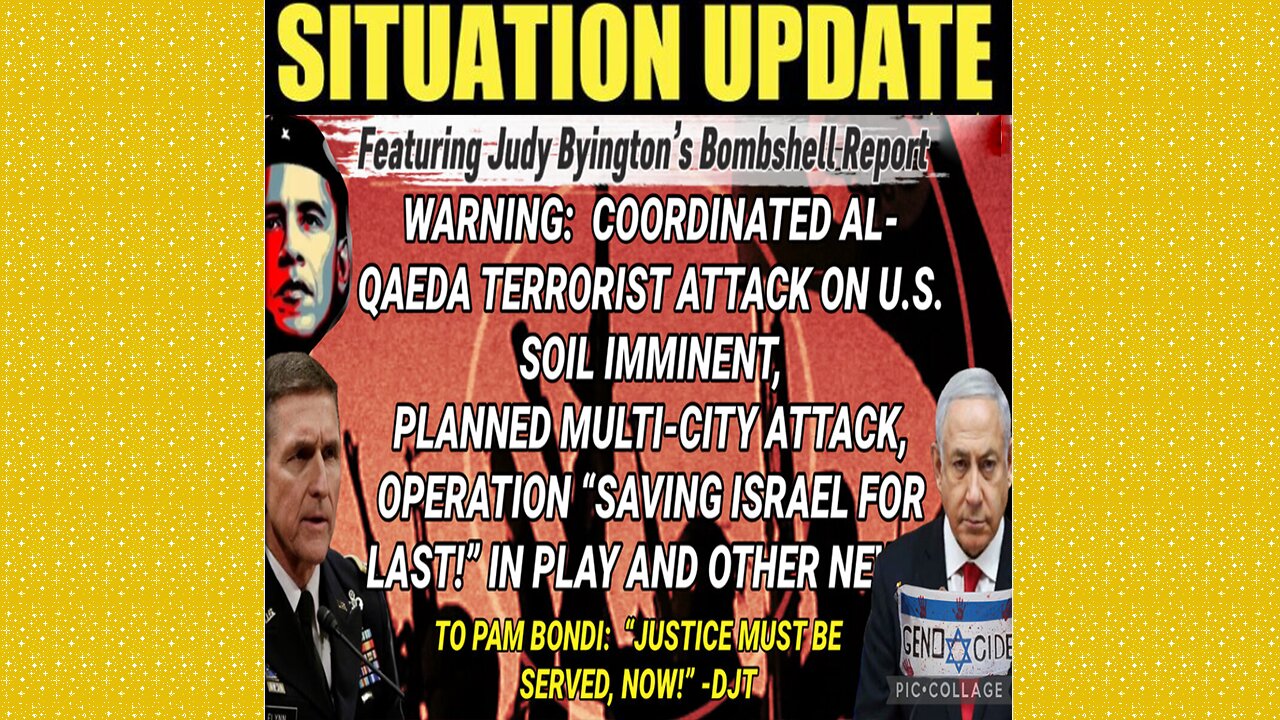 SITUATION UPDATE 9/22/25 - Judy Byington's Bombshell Report! Operation "Saving Israel For Last!" In Play