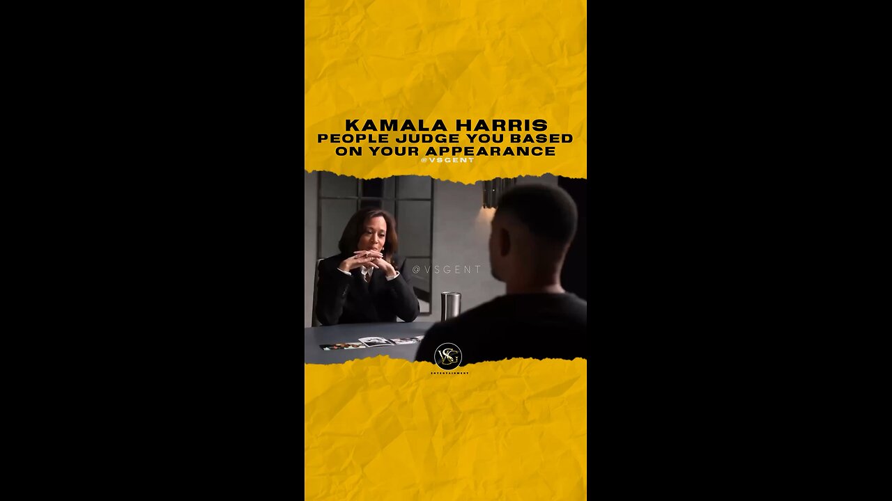 @kamalaharris People judge you based on your appearance