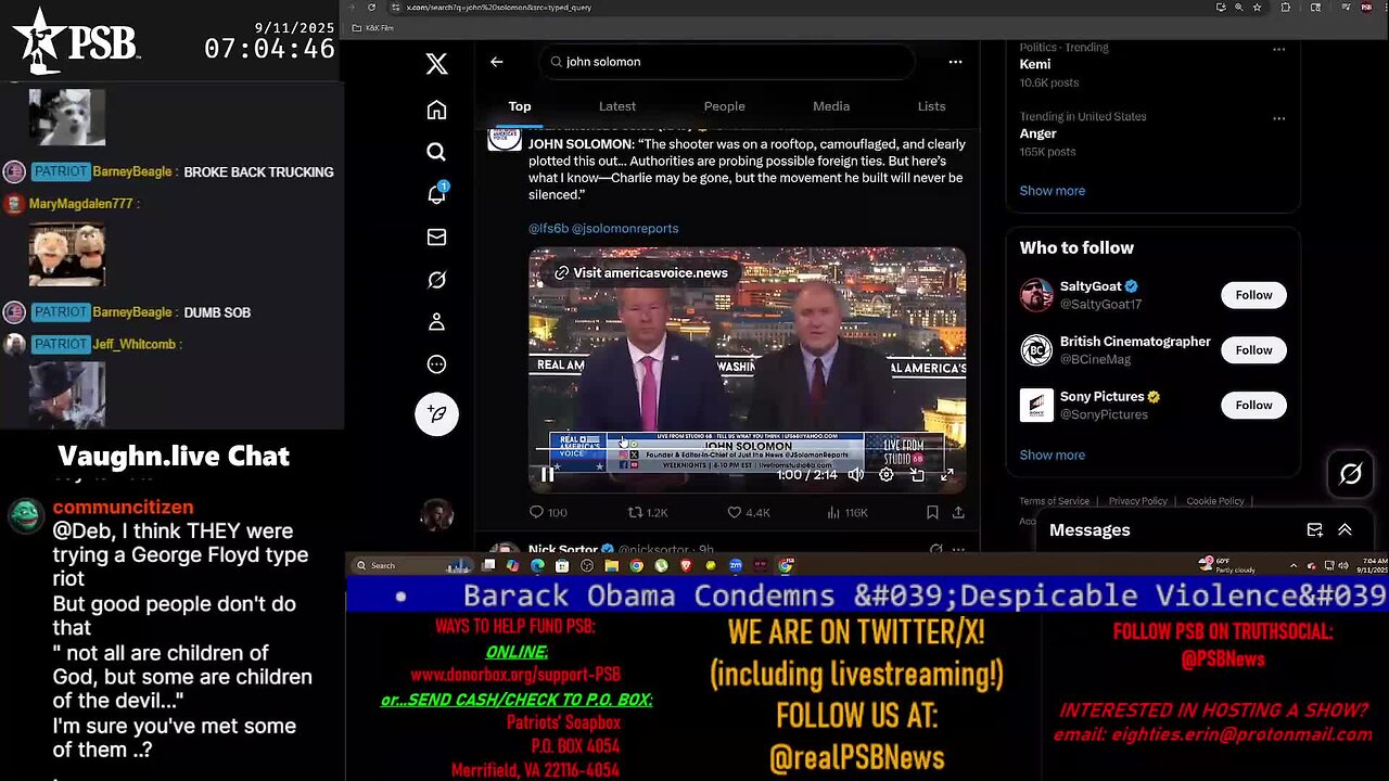 2025-09-11 07:00 EDT - Patriots Soapbox AM: with MykelJaye