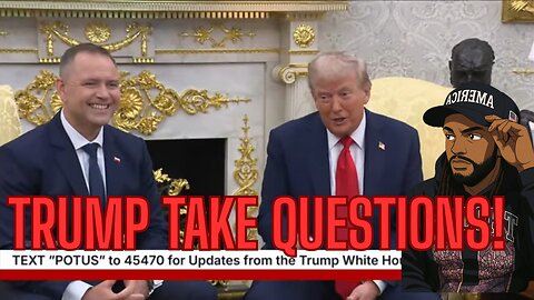 TRUMP MEETS WITH POLANDS PRESIDENT PLUS MORE!