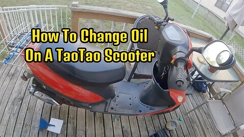 50cc TaoTao Scooter Oil Change