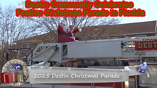 Destin Community Celebrates Festive Christmas Parade in Florida - December 13, 2025
