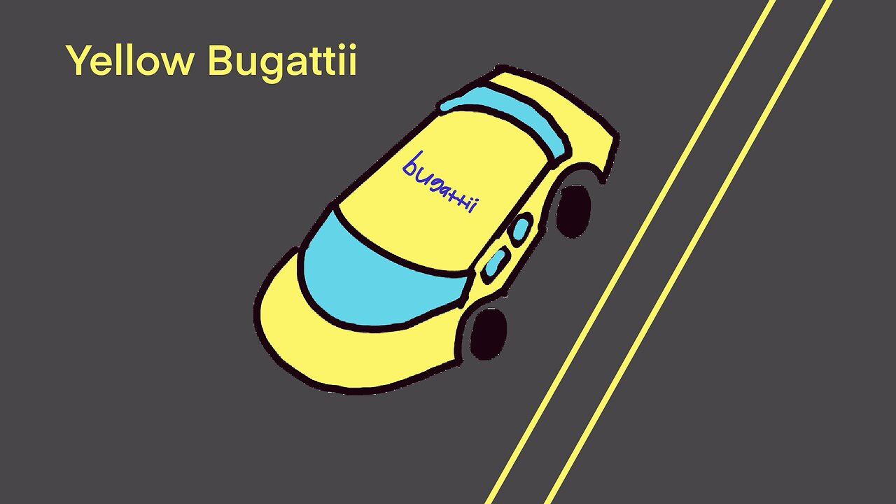 Yellow buggattii