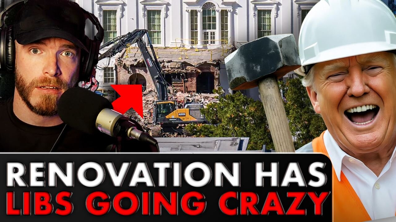 Trump’s White House Ballroom is making progress!! And the Libs are hating it 🤣