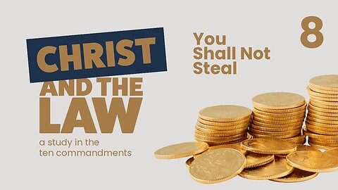 You Shall Not Steal! | Christ and the Law (pt 8)