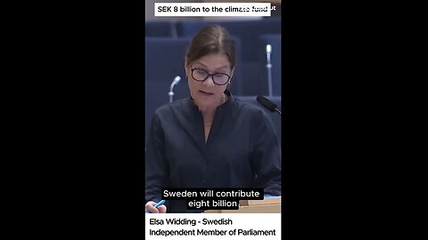 Elsa Widding - SEK 8 billion to the climate fund