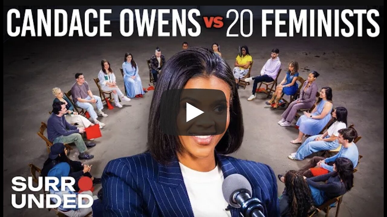 Candace Owens ~ Surrounded by 20 Feminists