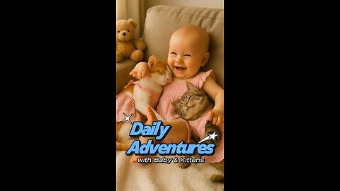 👶Daily Adventures of Baby and Kittens: Heartwarming Fun & Laughter🐱