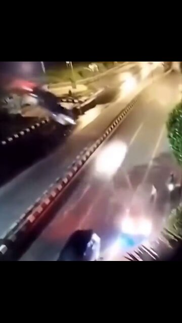 Driver in East Java falls 40ft from unfinished overpass after following Google Maps directions.