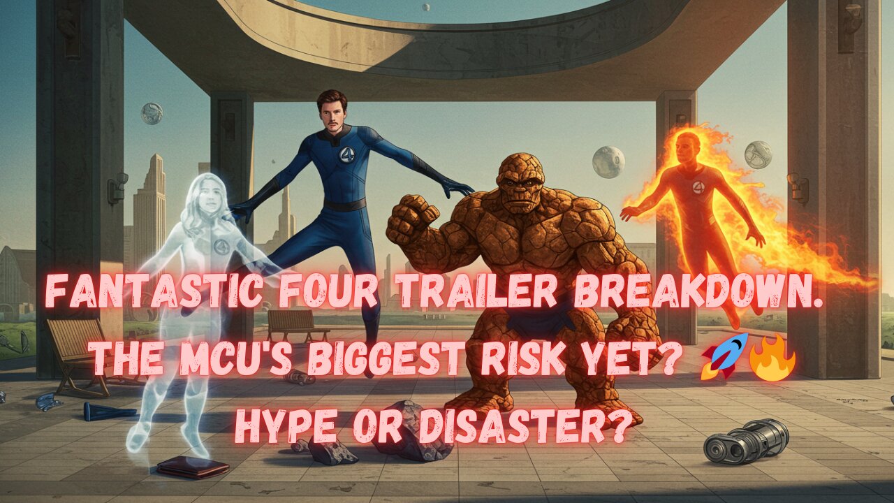 FANTASTIC FOUR Trailer Breakdown: The MCU's BIGGEST Risk Yet? 🚀🔥 | HYPE or DISASTER?