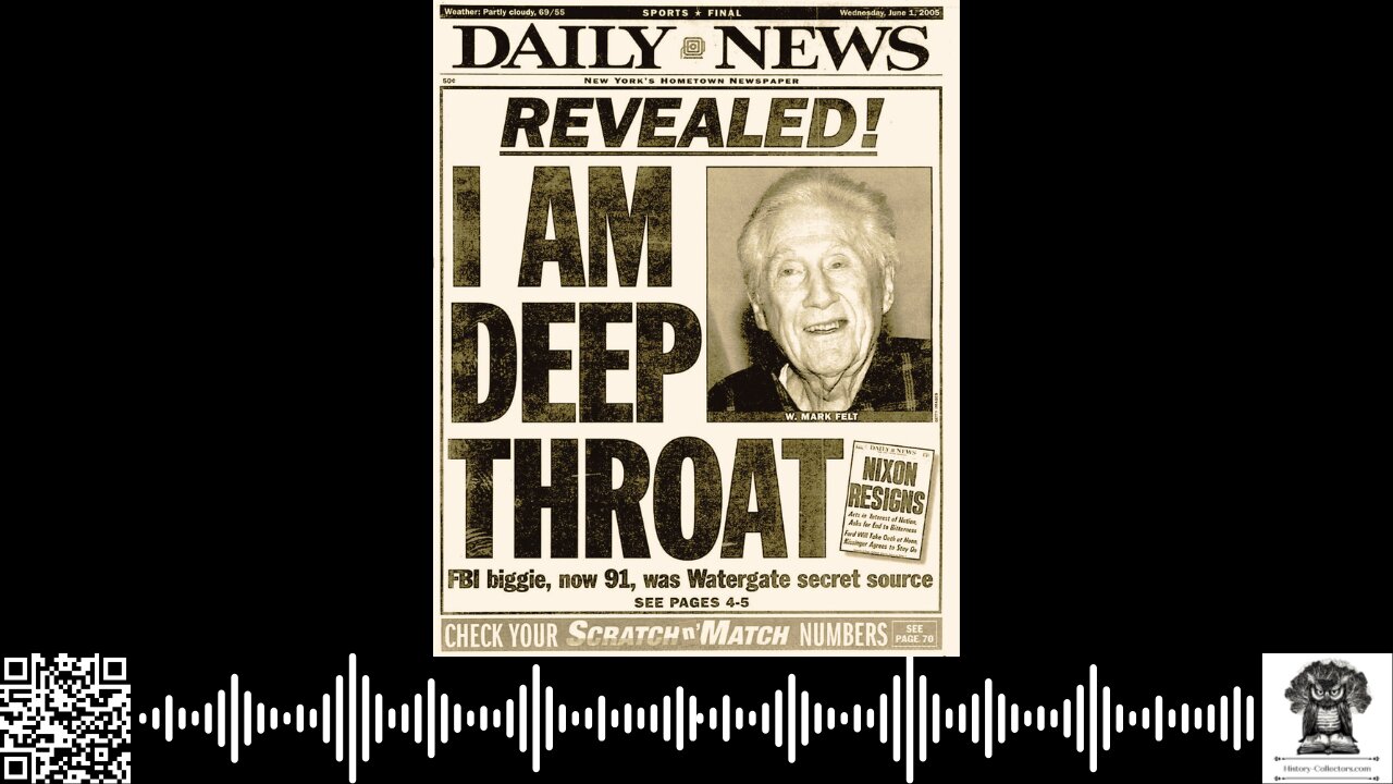 #OnThisDate May 31, 2005: Unmasking Deep Throat