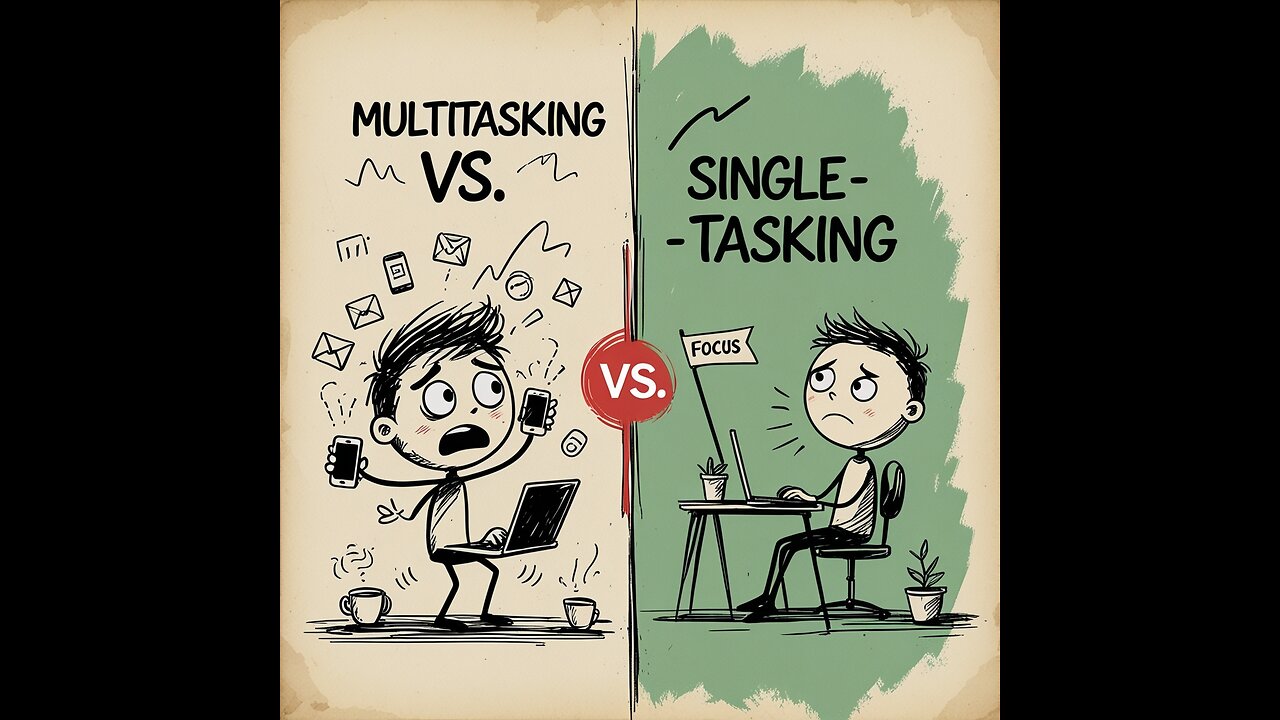 Multitasking vs. Single-Tasking: The Truth About Productivity in 60 Seconds