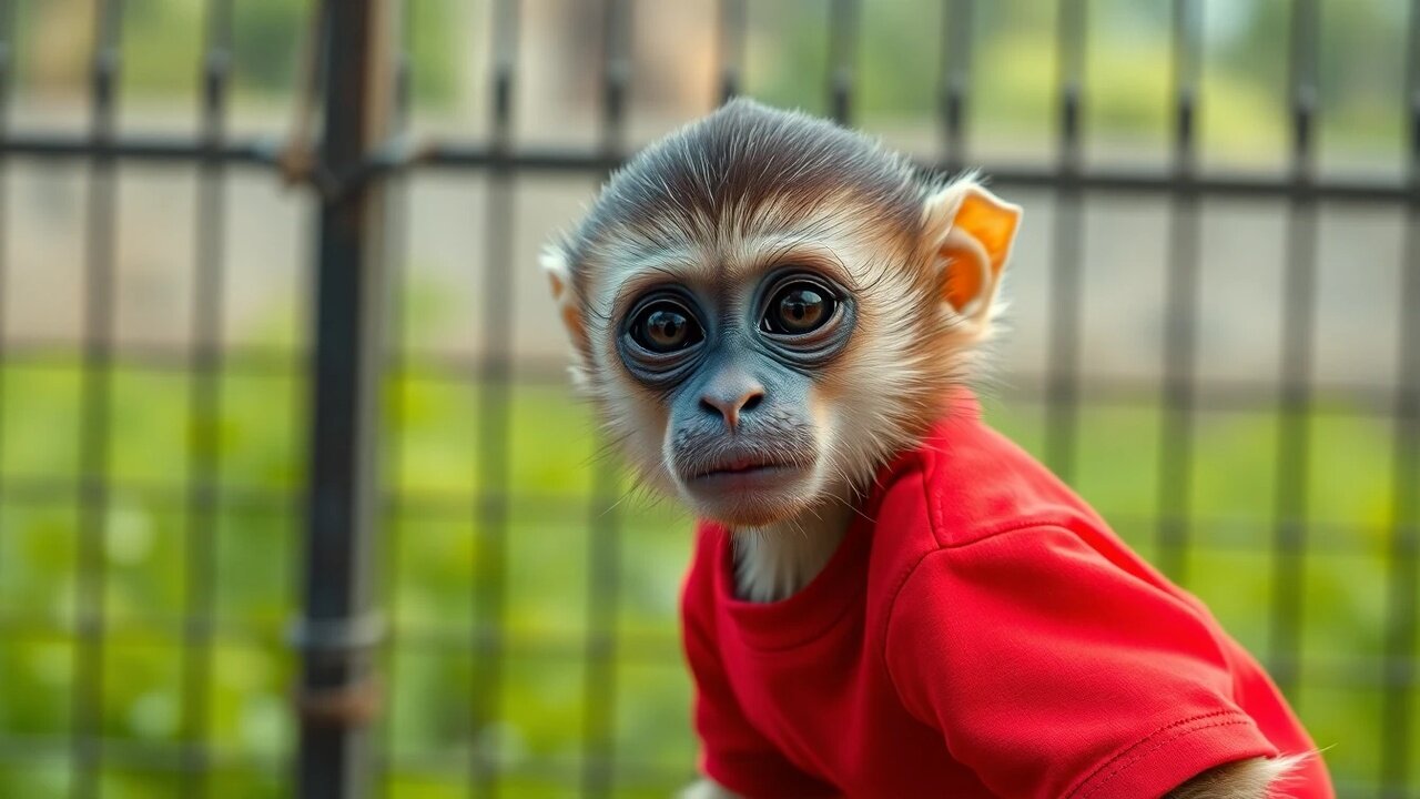 HAPPINESS Found with Kind Humans for This Adorable Monkey!