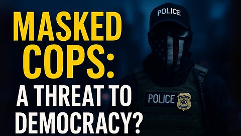 Why Are Police Hiding Their Faces Now?