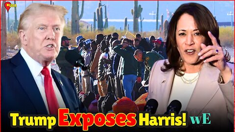 Trump Slams Kamala Harris Over 15,000 Illegal Migrants with Homicide Charges! - WorldEye