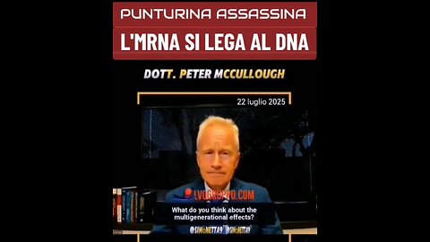 PUNTURINA ASSASSINA: "L'MRNA SI LEGA AL DNA: CHI SI È INOCULATO AVRÀ UNA MUTAZIONE GENETICA"