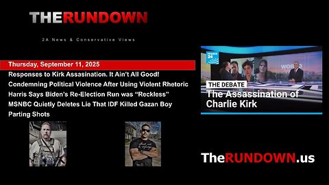 #975 - Response to the Assassination of Charlie Kirk