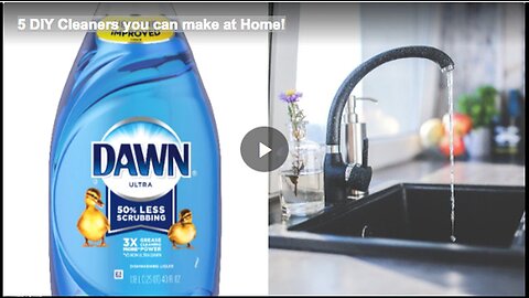 "Creating Five DIY Cleaning Solutions at Home"