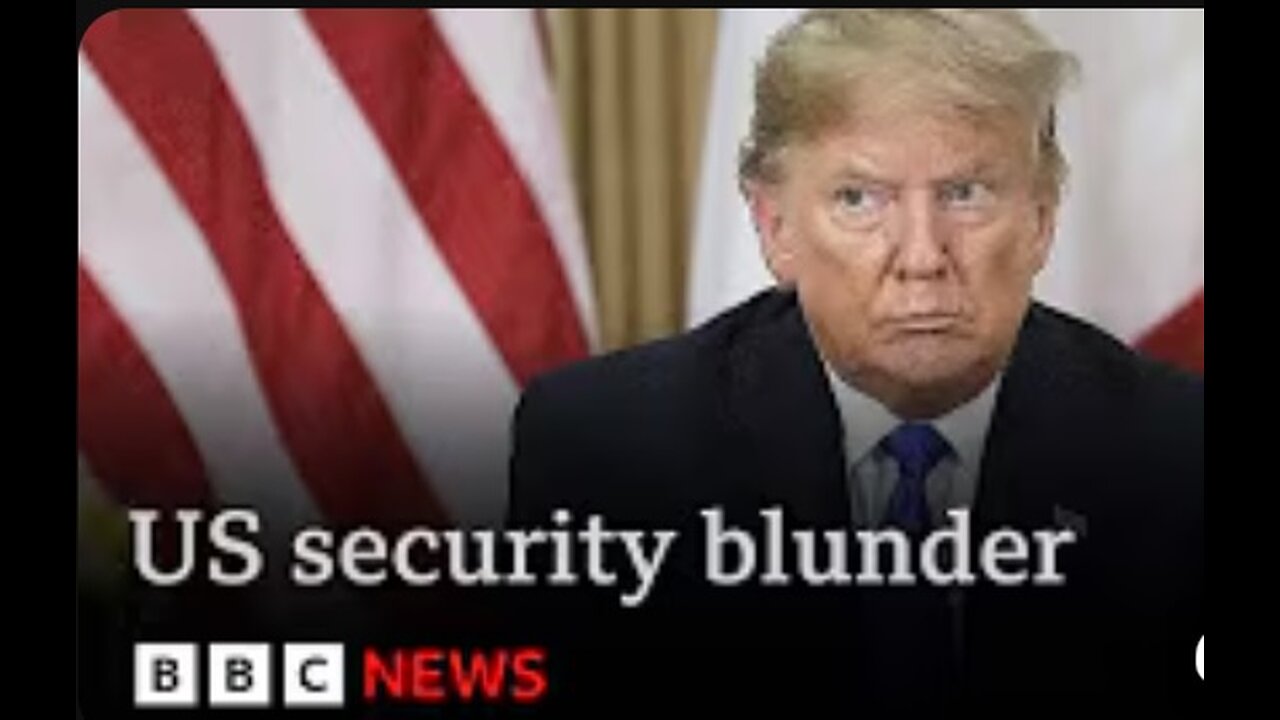 Trump mounts scathing attack on journalist who revealed huge security breach | BBC News