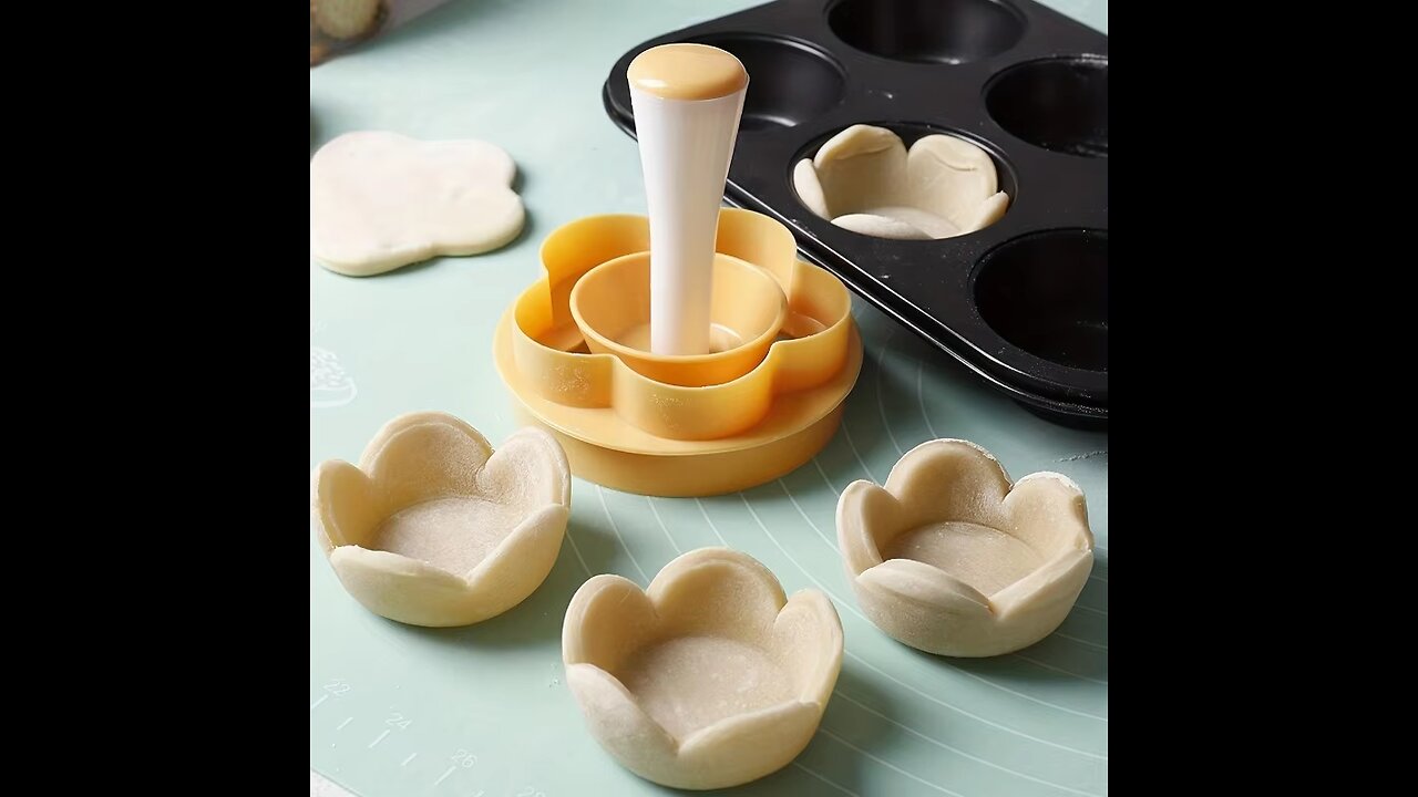 2pcs, Flower pastry cutter