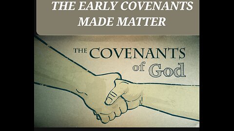 Covenants with GOD MATTER