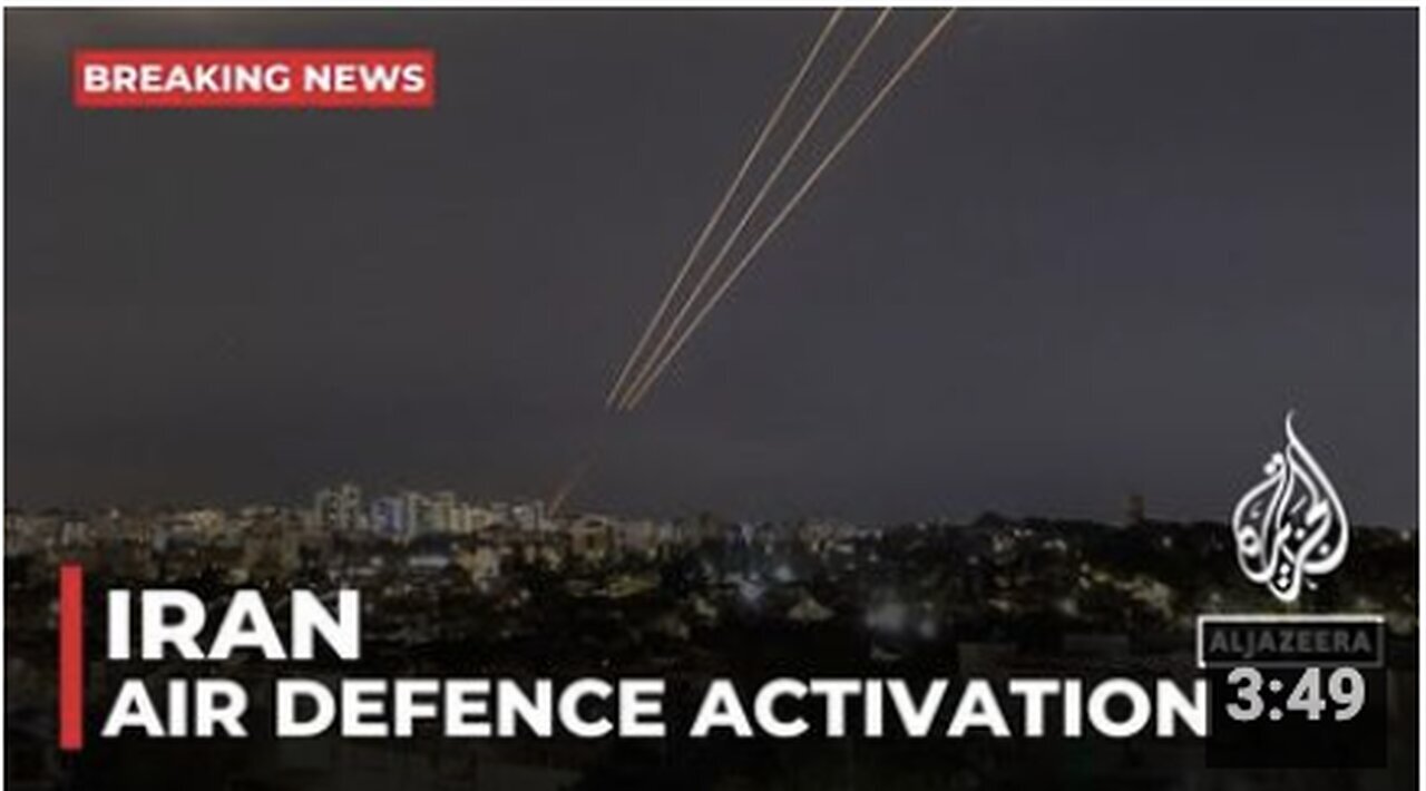"Iran Initiates Air Defence Measures Across Multiple Cities, Reports State Media"