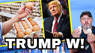 Egg prices DROPPING under Donald Trump leadership