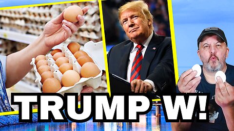 Egg prices DROPPING under Donald Trump leadership