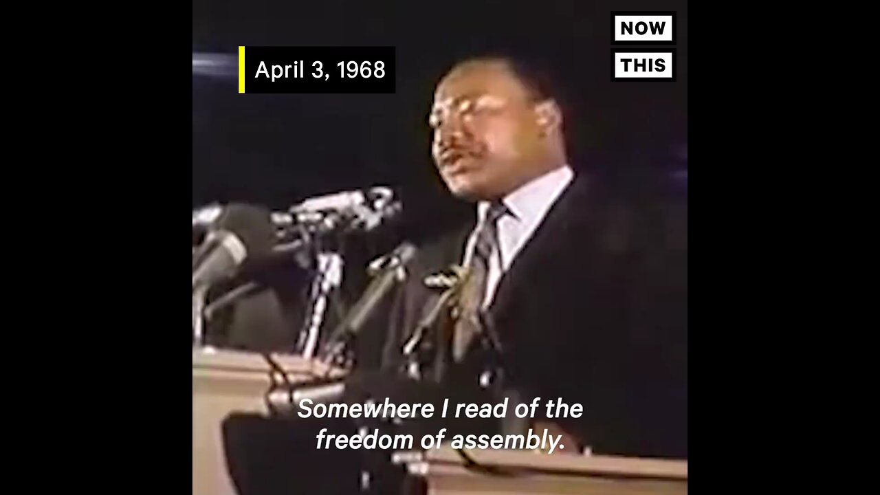 Rev. Dr. Martin Luther King Jr Final Speech